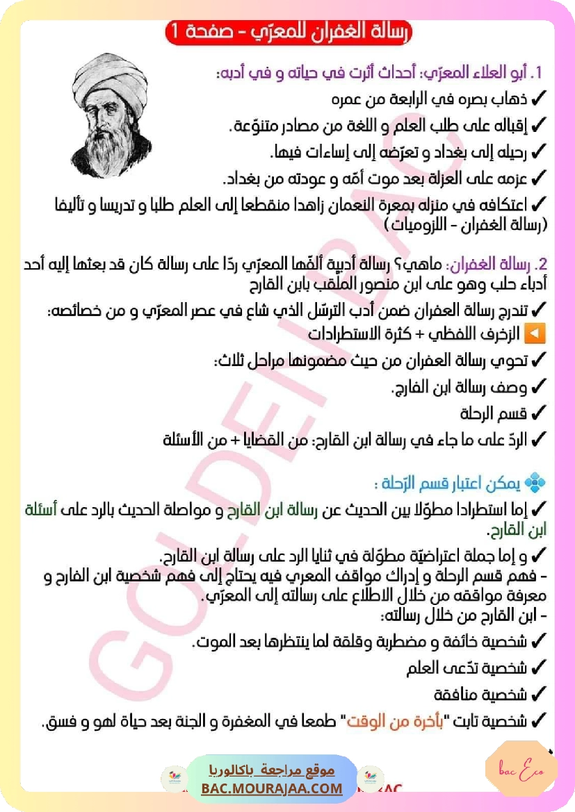 رسالة الغفران للمعري