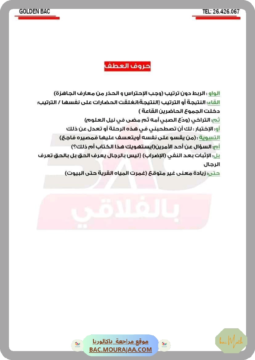 ملخص عربية