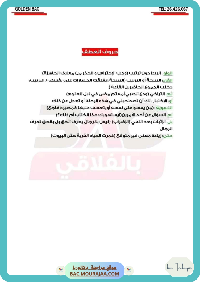 ملخص عربية