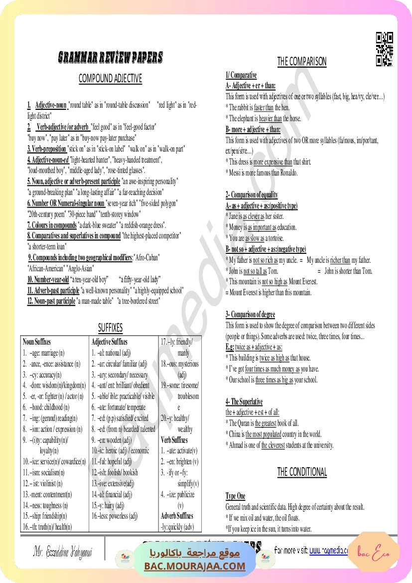 grammar review papers