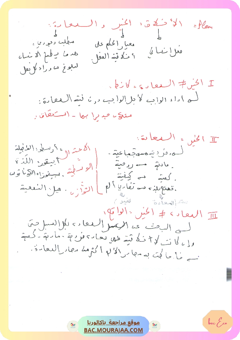 محور الأخلاق