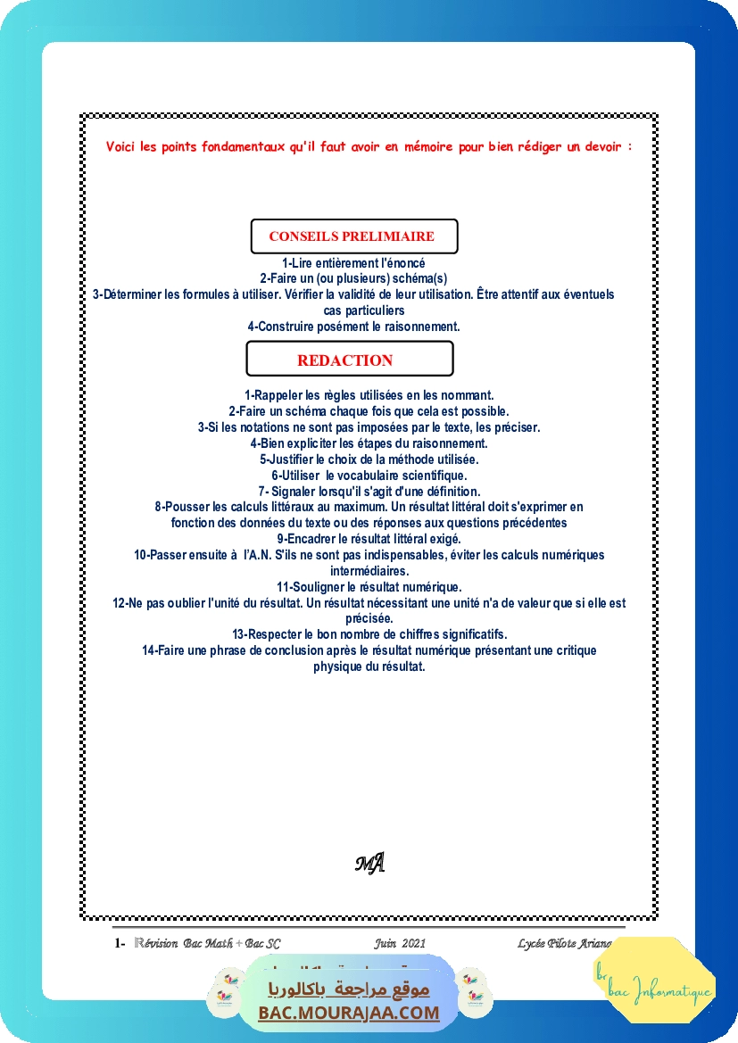 revision chimie 2020