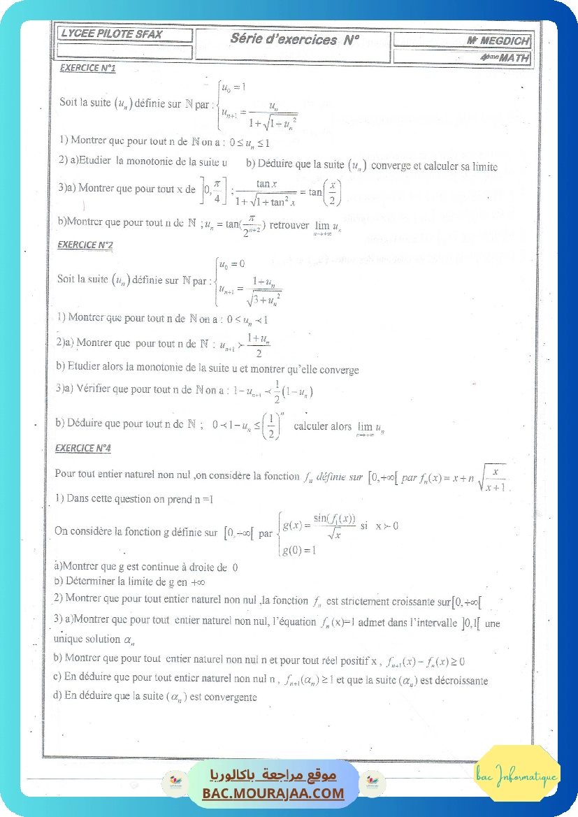 Suites reelle 2