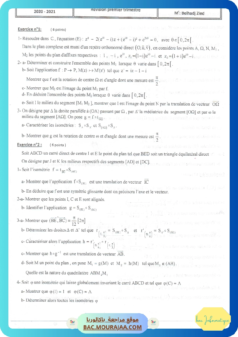 Revision premiere trimestre