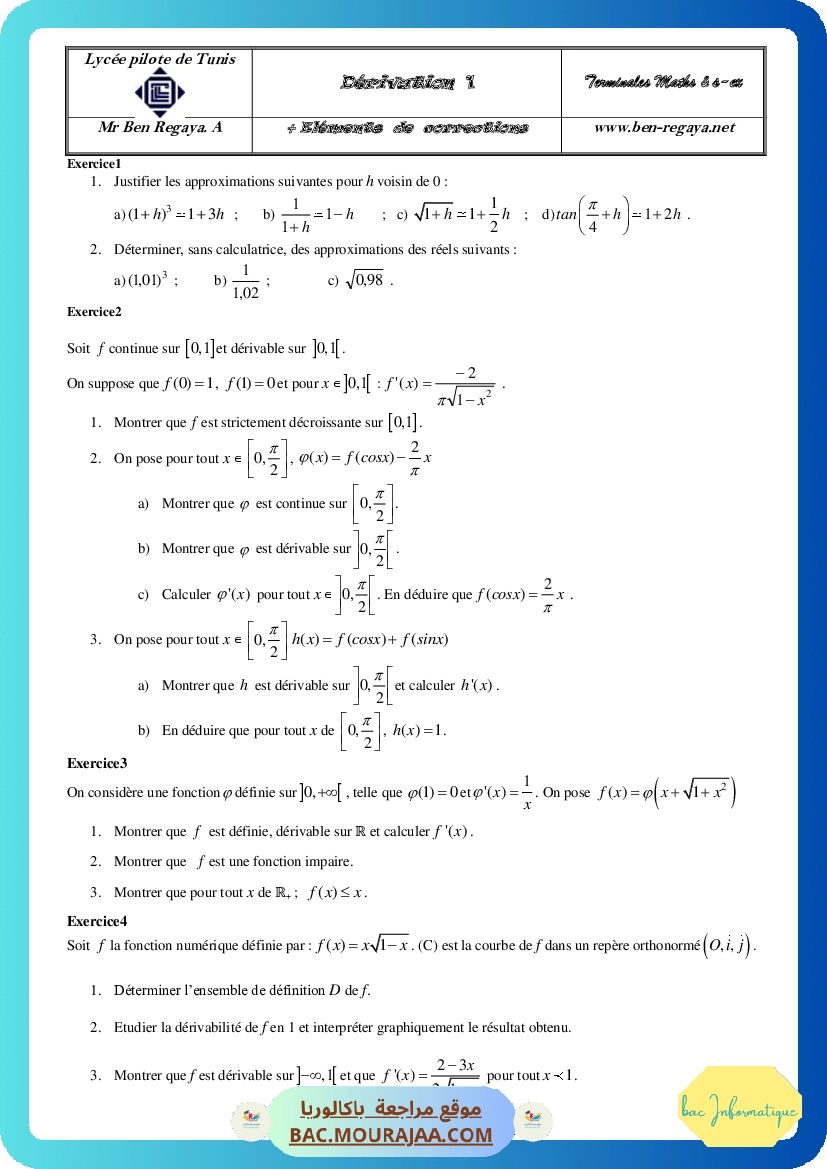 Derivation 1