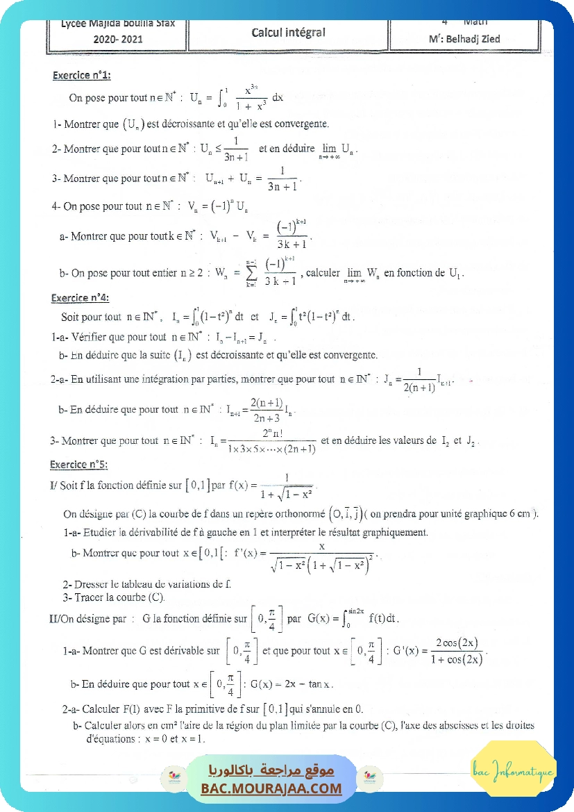 Calcul integral