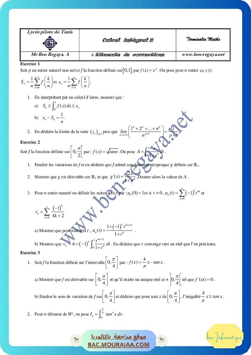 Calcul integral 2
