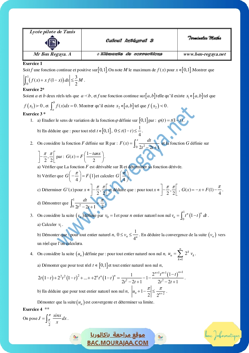 Calcul integral 3