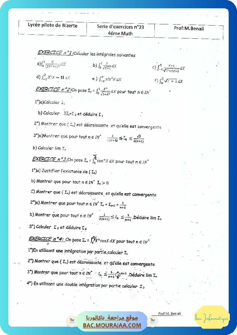 Serie 23 Integrales