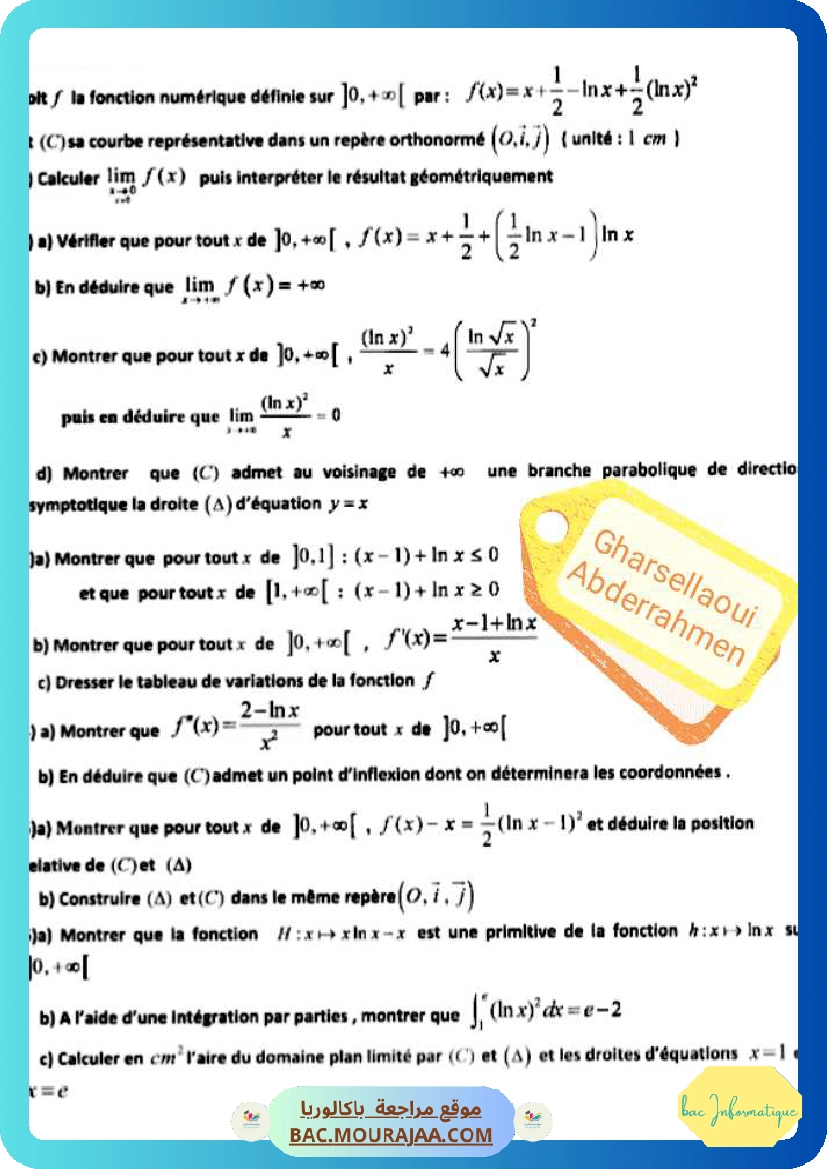 Exercices-Bac-ln