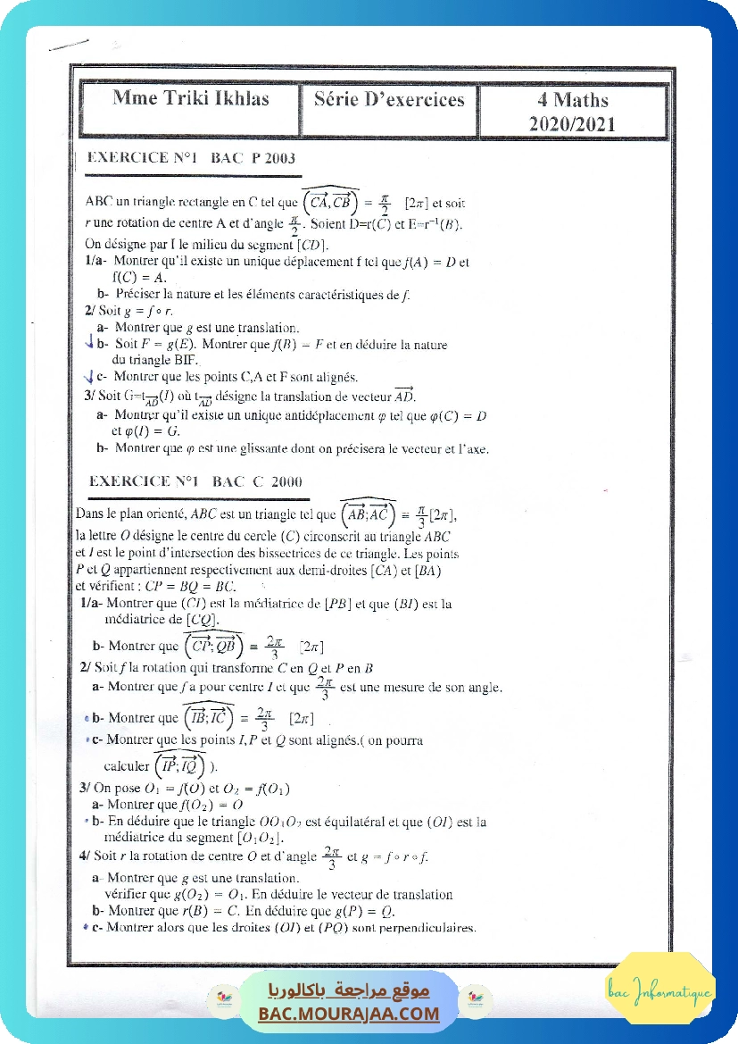 Exercices dep antidep