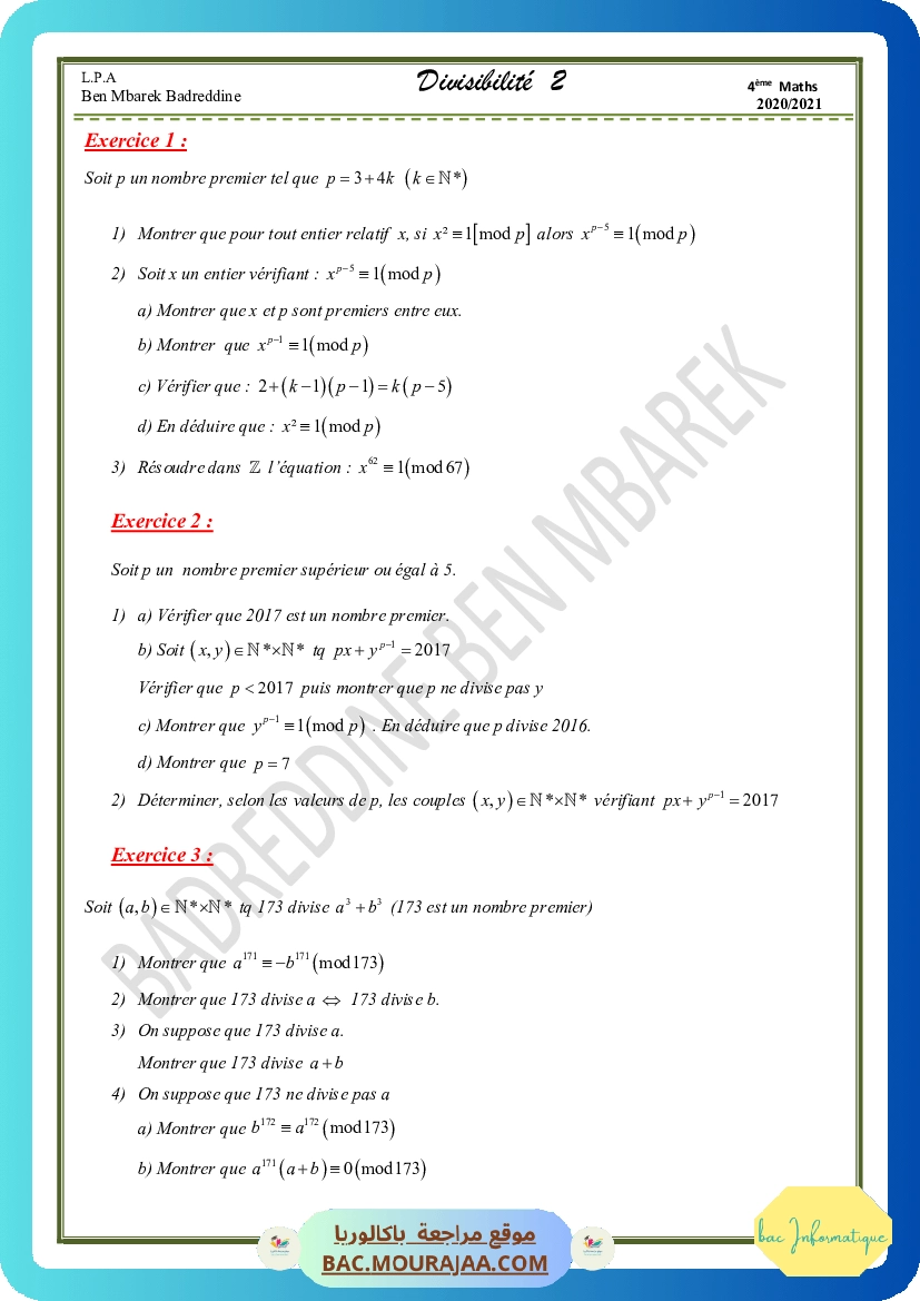 Divisibilite2