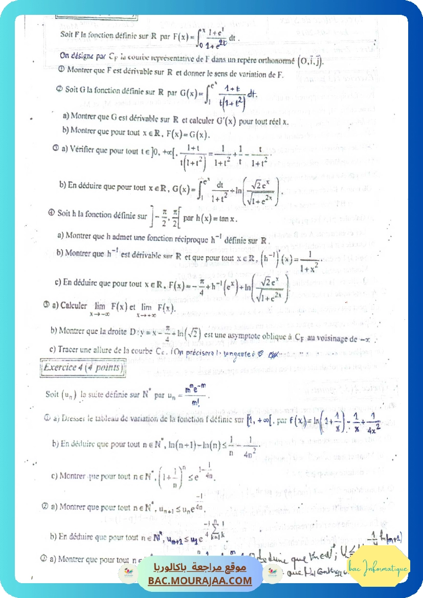 Exercices de devoirs 2