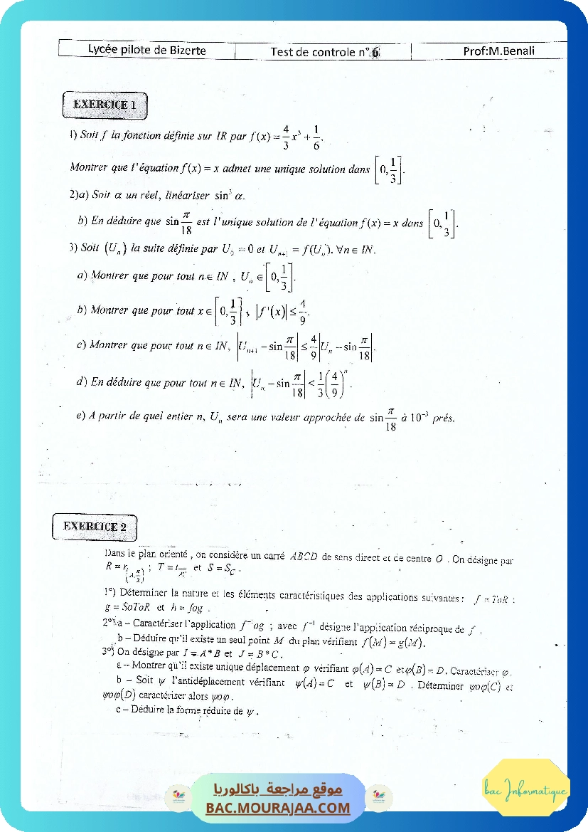 Test de controle 6