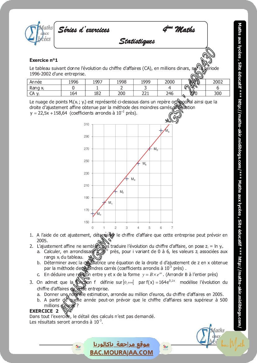 statistique-fiche et series