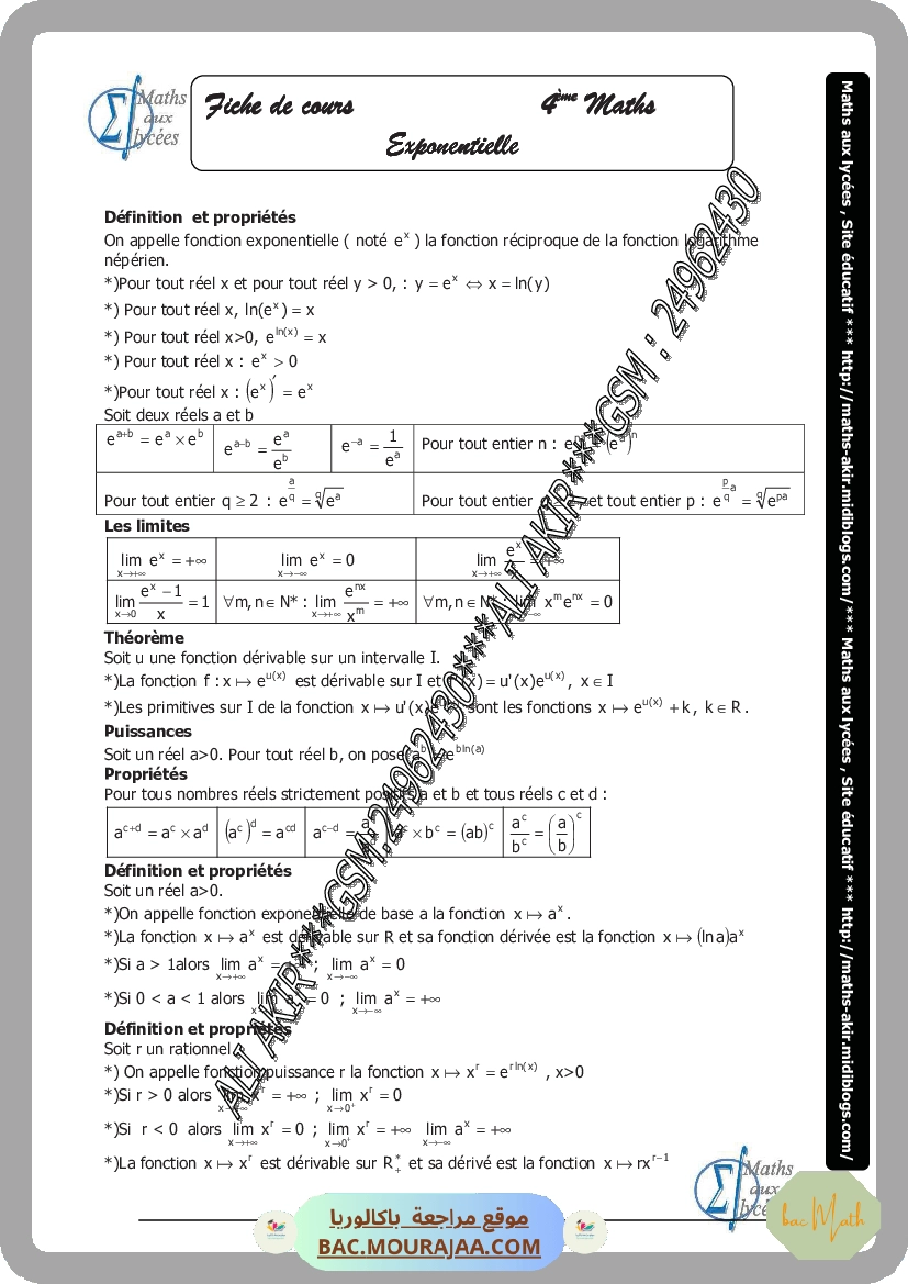 Resumer-formulaire-derivees