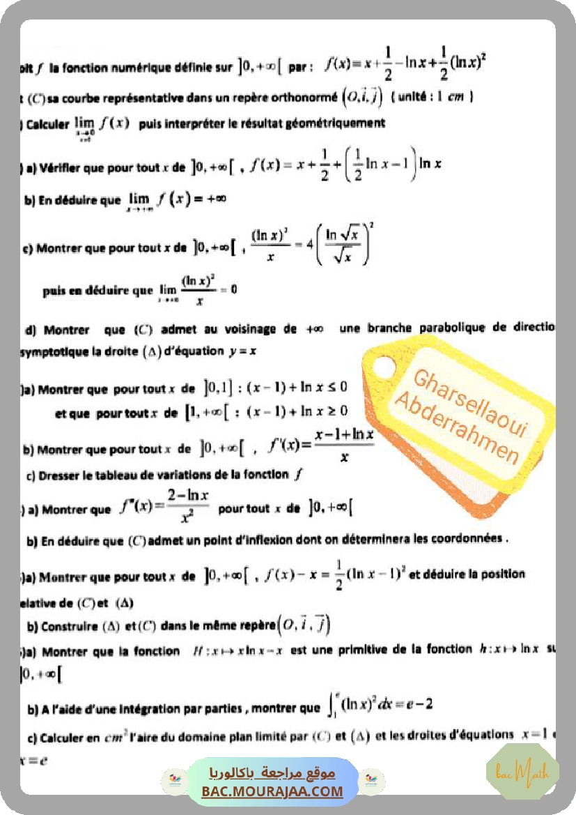 Exercices-Bac-ln