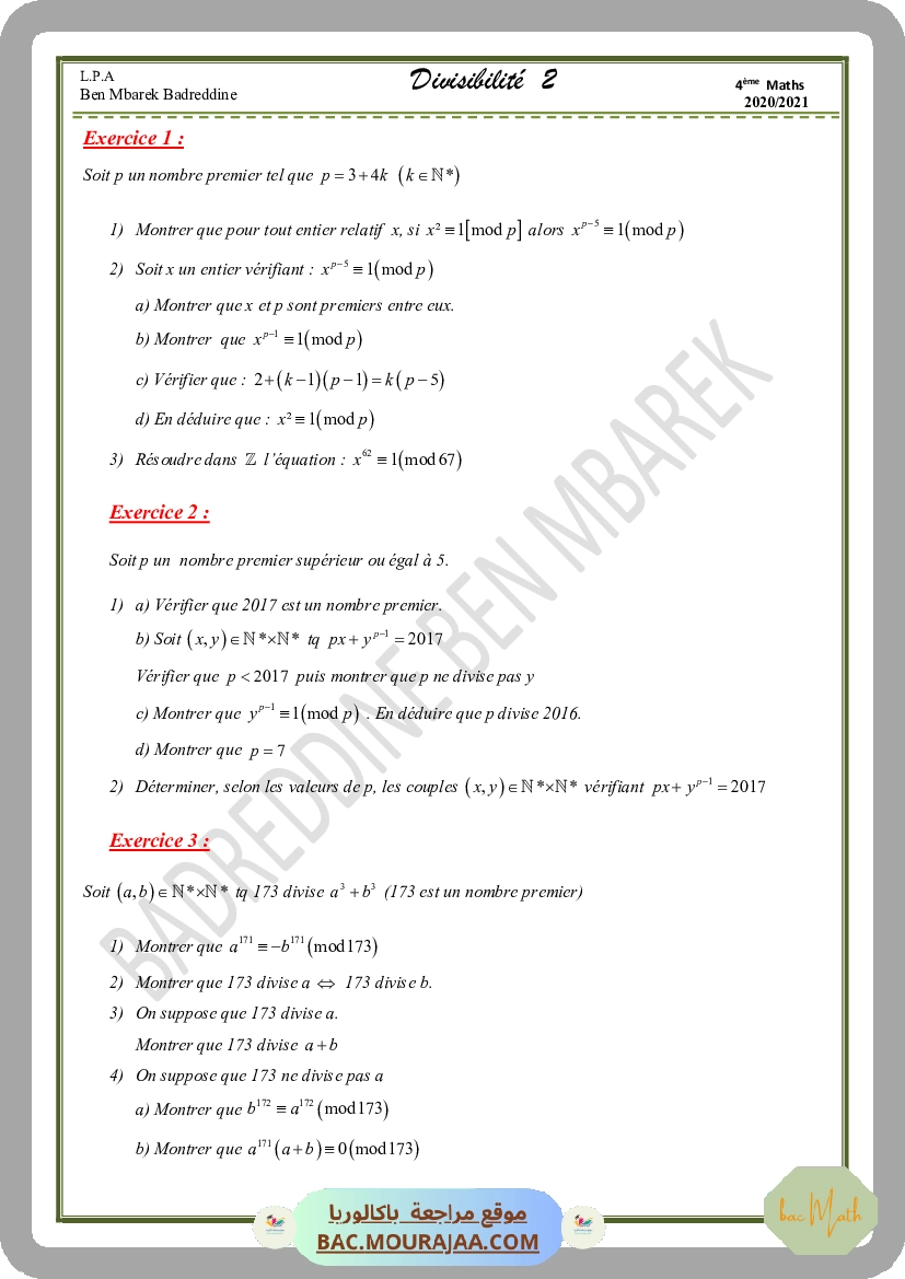 Divisibilite2