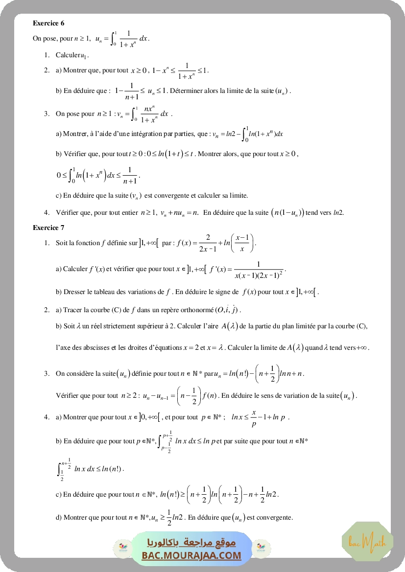 Serie_27_Etude_de_fonctions