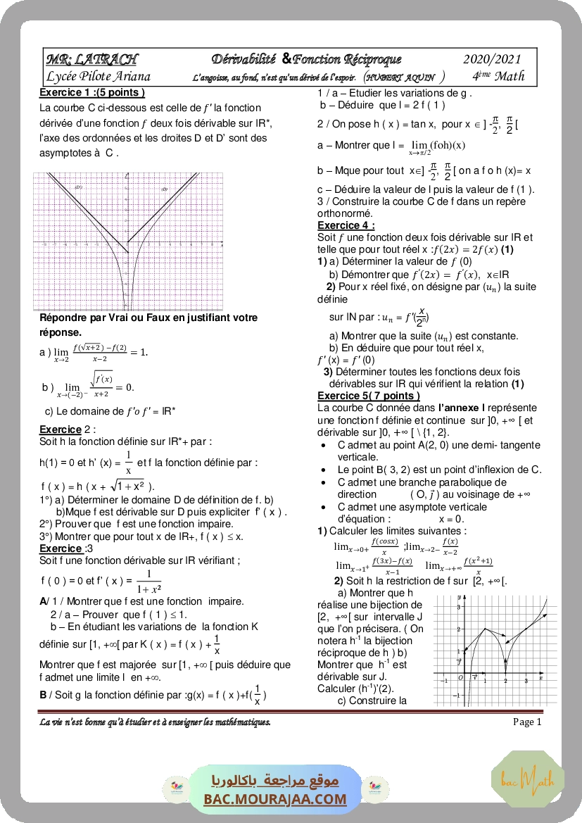 derivabilite-et-fct-reciproque-2021docx