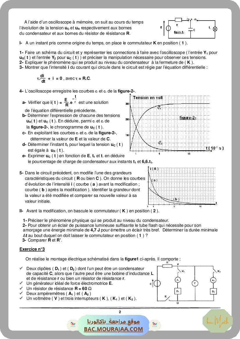 serie-8-interaction-onde-matiere-Math