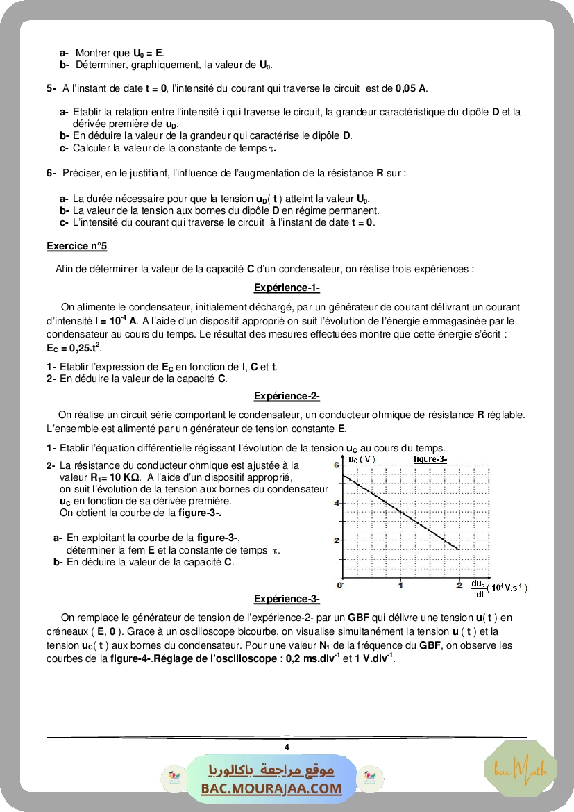 serie-8-interaction-onde-matiere-Math