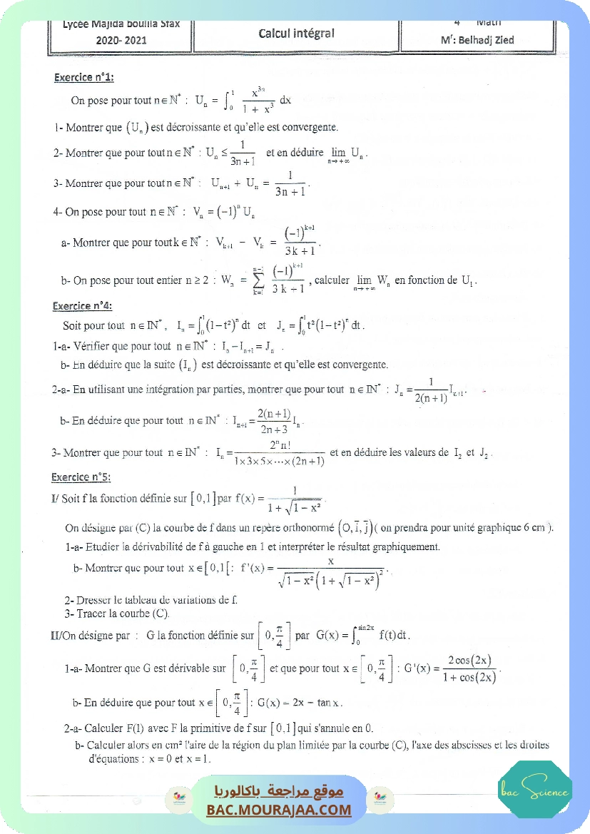 Calcul integral