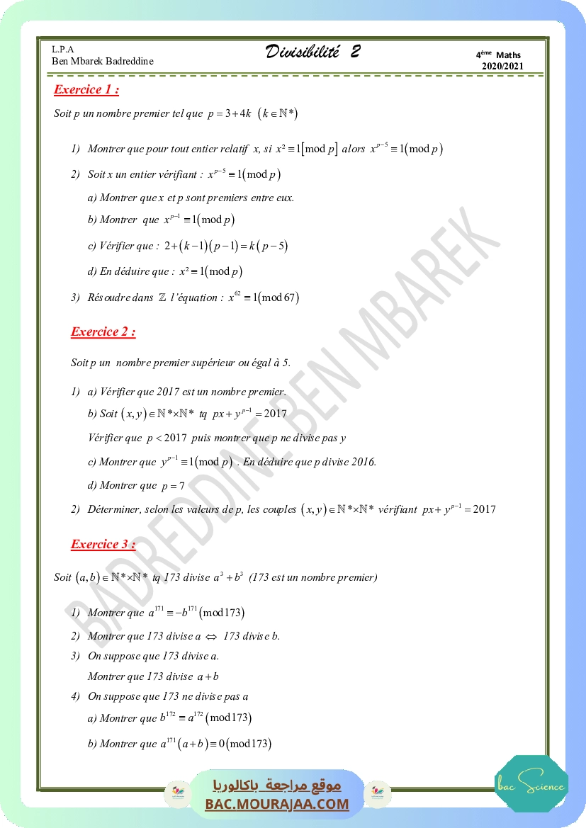 Divisibilite2