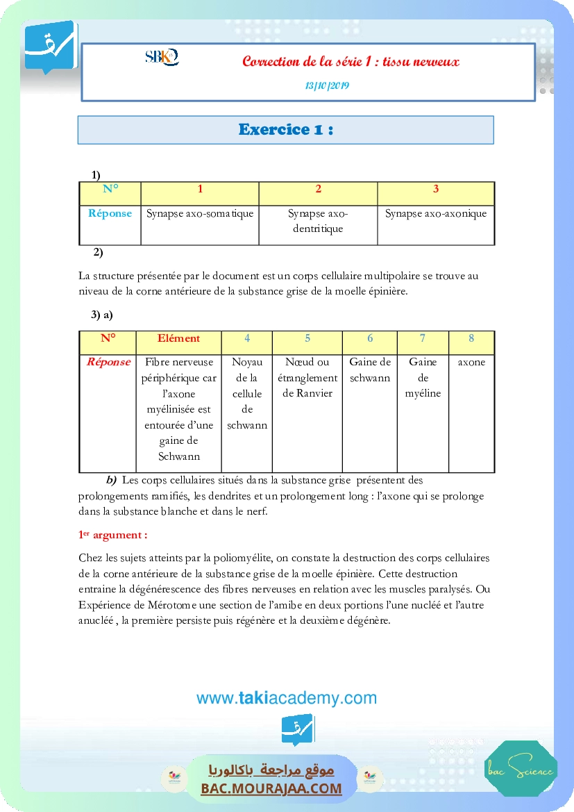 correction serie 1 tissu nerveux (13-10-2019)