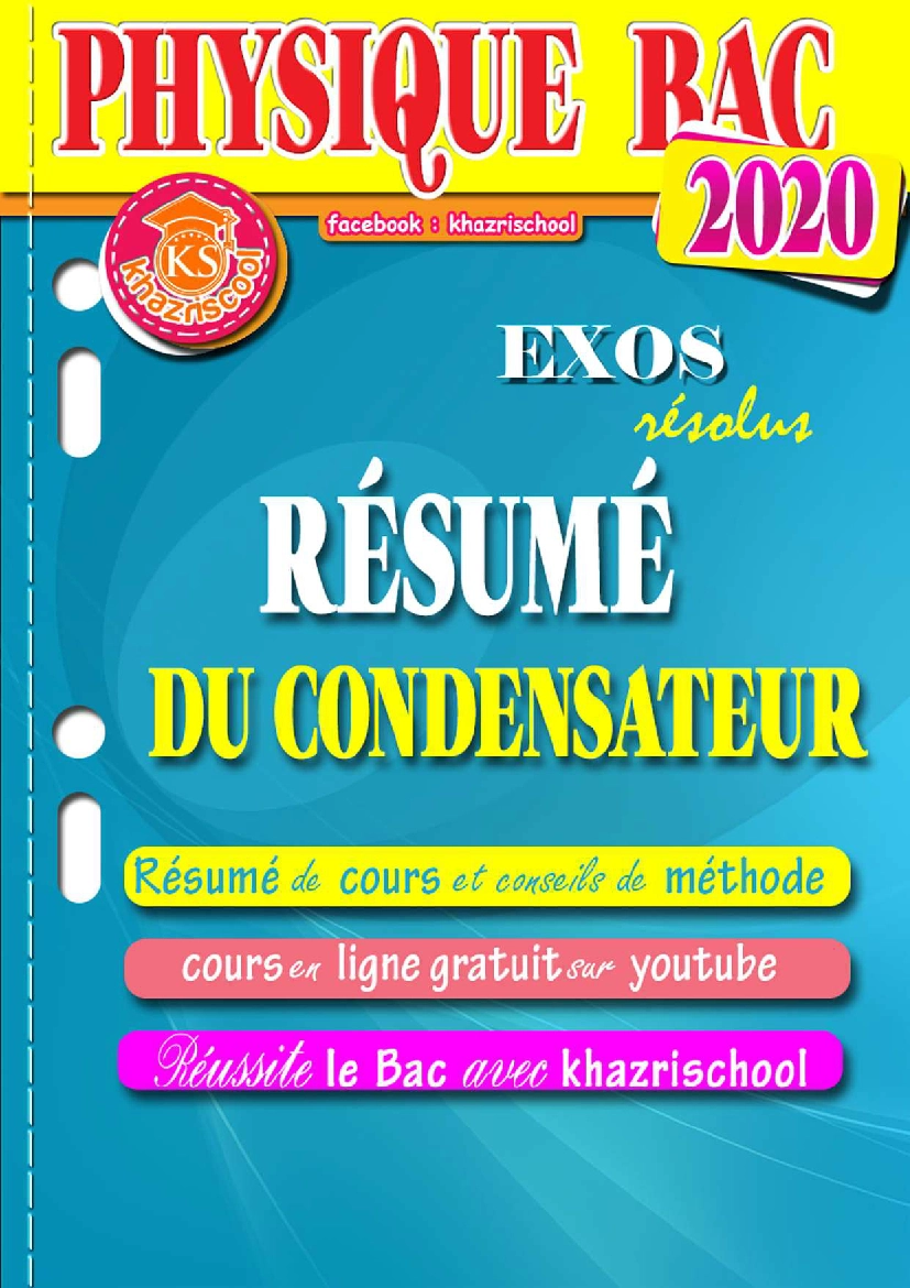 resume de condensateur bac 
