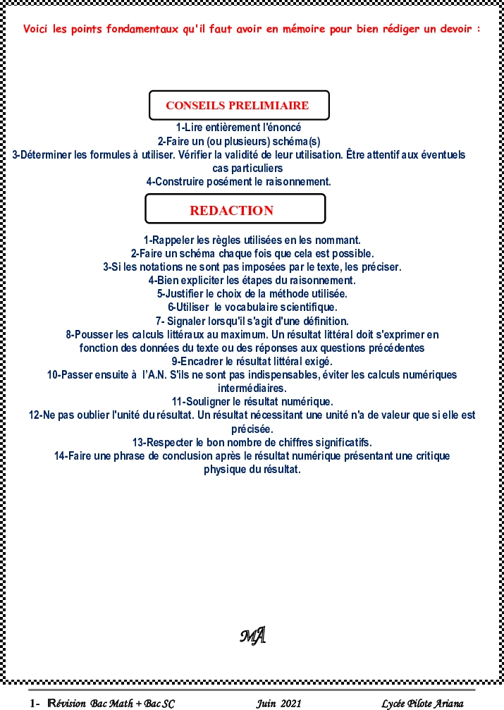 revision chimie 2020