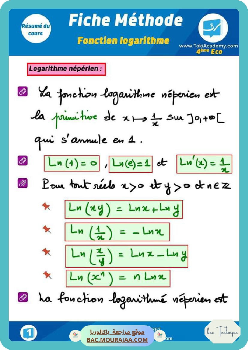 fonction Ln 2
