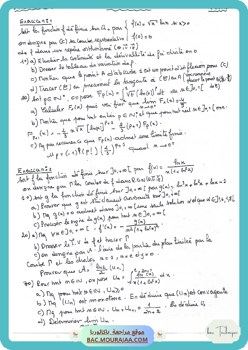 Analyse + suite