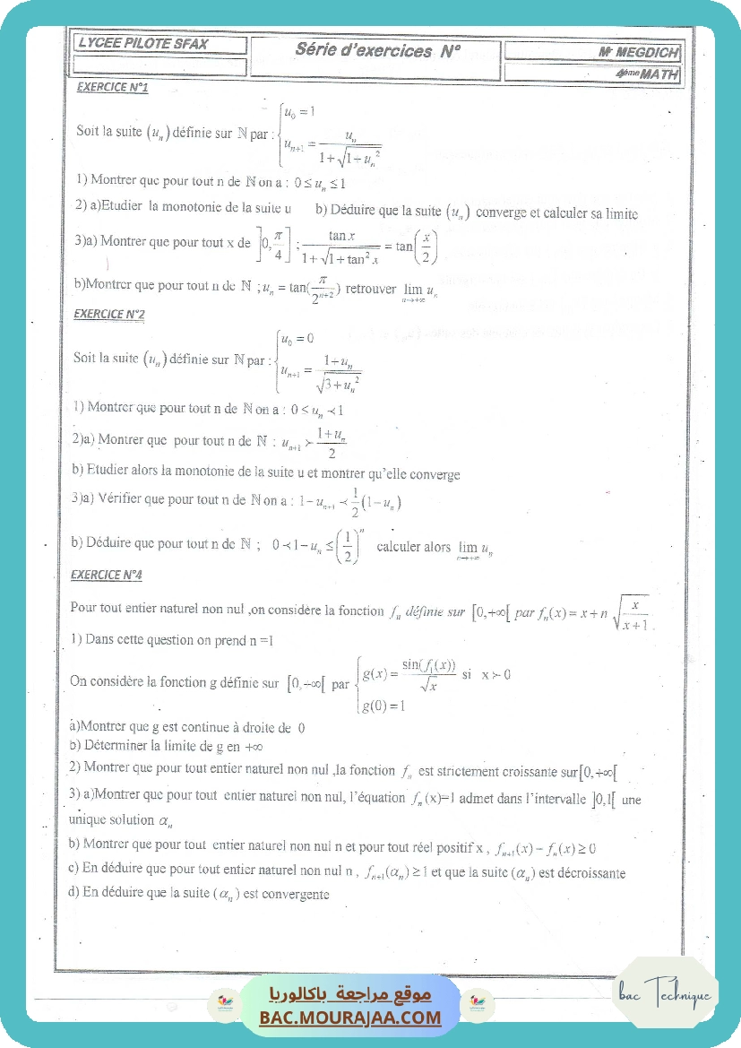 Suites reelle 2