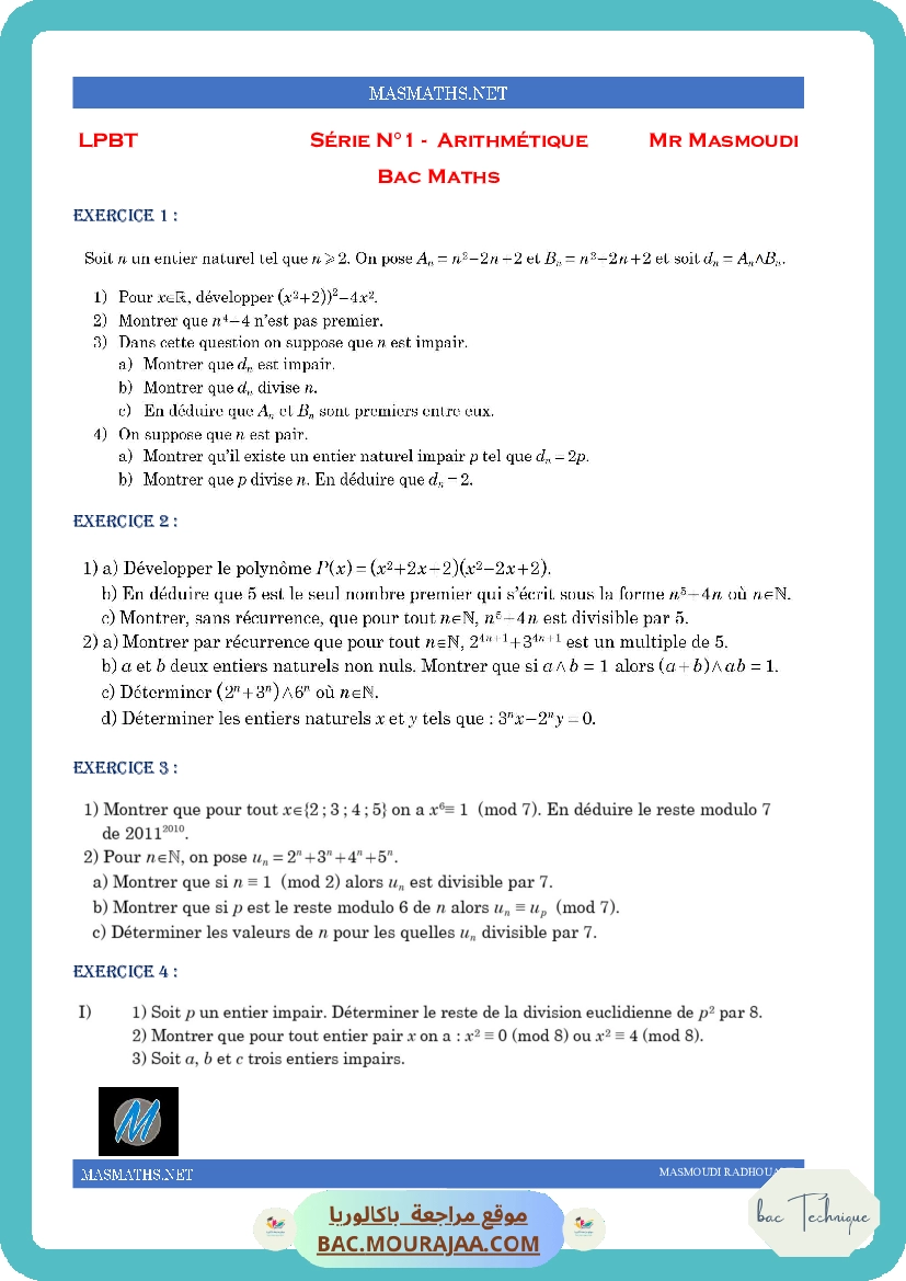 Arithm(1)-classe-2021-2022