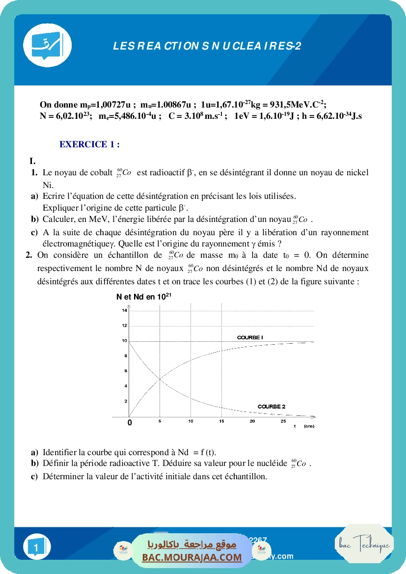 Les reactions nucleaires-2
